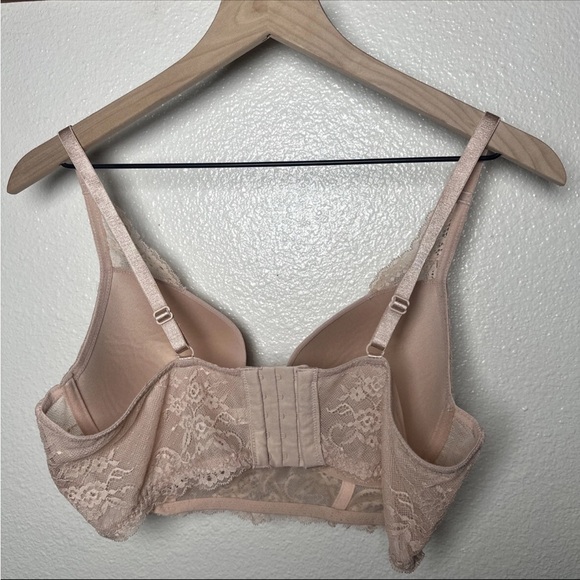 Parfait Women's 40C Sandrine Plunge Lace Adjustable Strap Lined Bra Rose - Picture 4 of 7